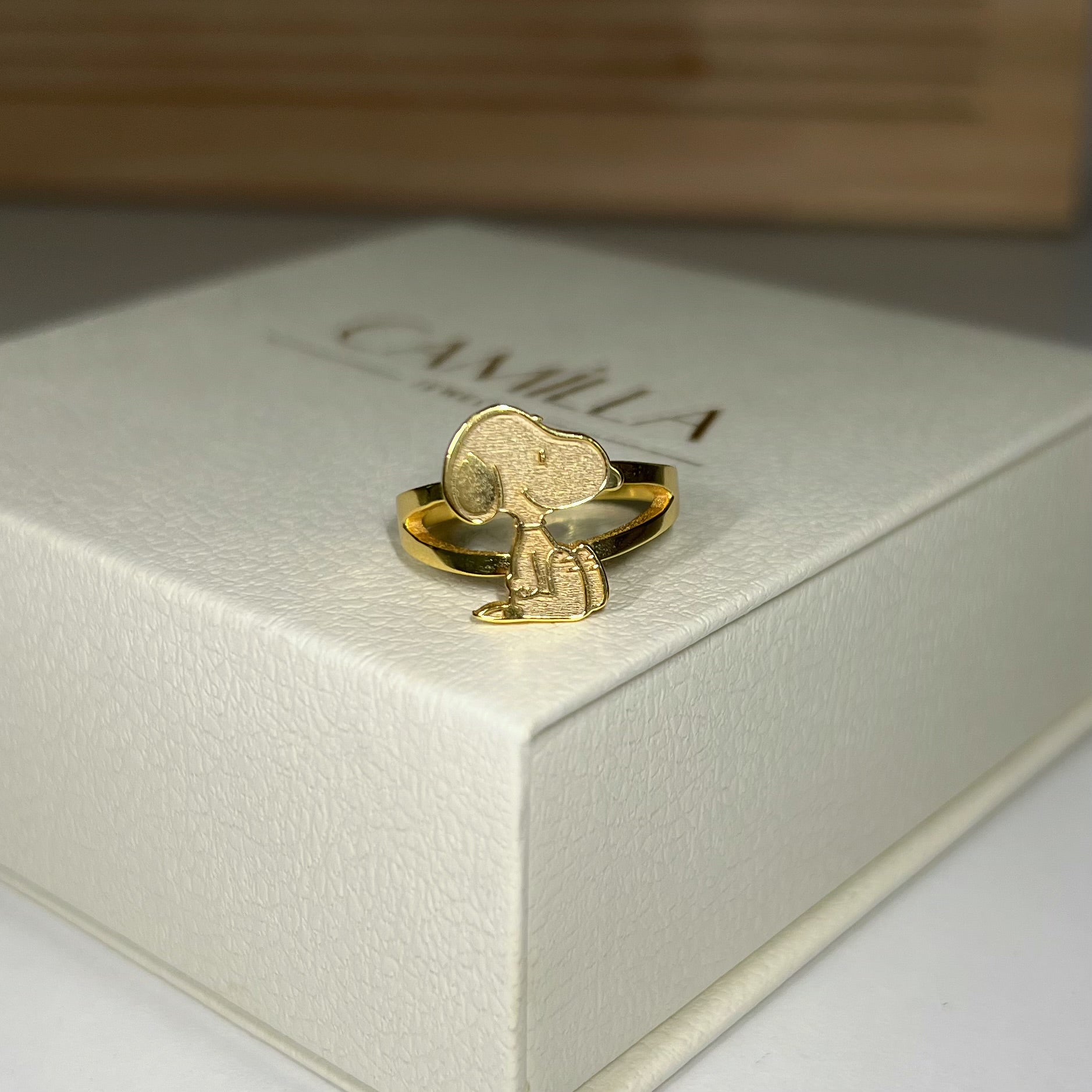 Snoopy Sterling Silver Ring