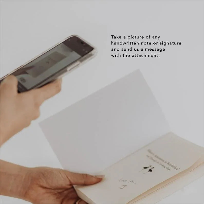 Actual Handwriting Bar Necklace - Camillaboutiqueshop