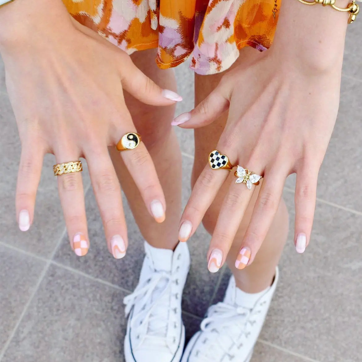 Cubic Zirconia Cuban Link Chain Band Ring - Camillaboutiqueco camillaboutiqueshop.com