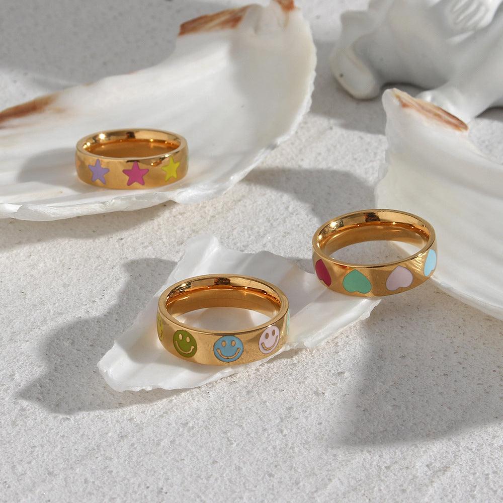 Good Vibes Band Rings - Camillaboutiqueco camillaboutiqueshop.com