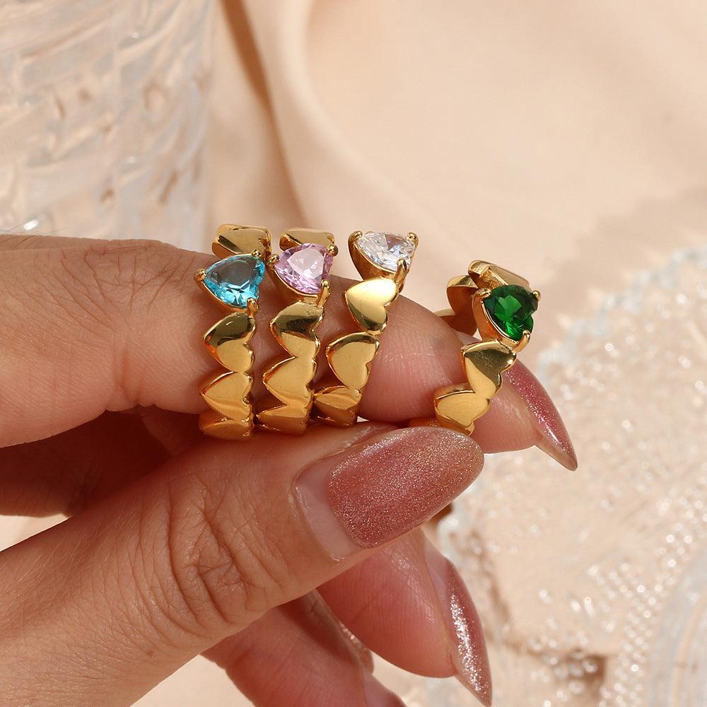 Infinite Gold Heart Ring - Camillaboutiqueco camillaboutiqueshop.com