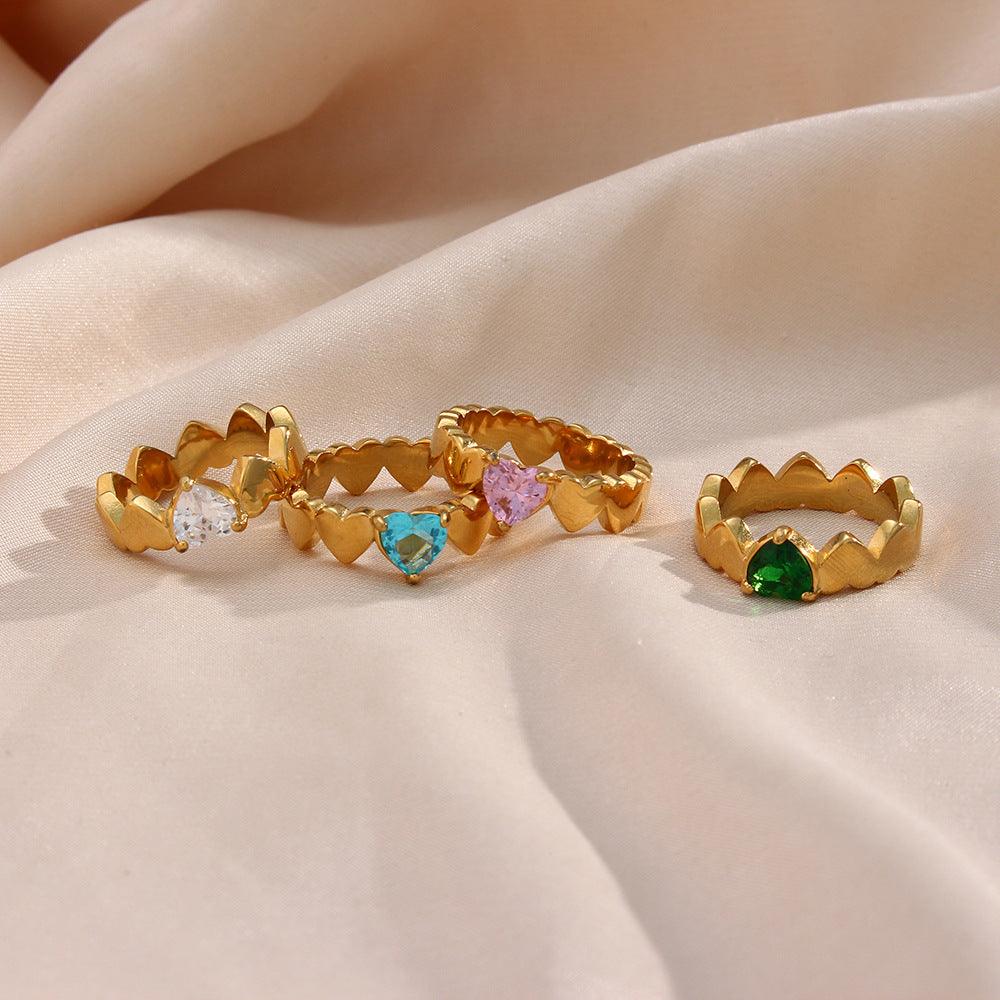 Infinite Gold Heart Ring - Camillaboutiqueco camillaboutiqueshop.com