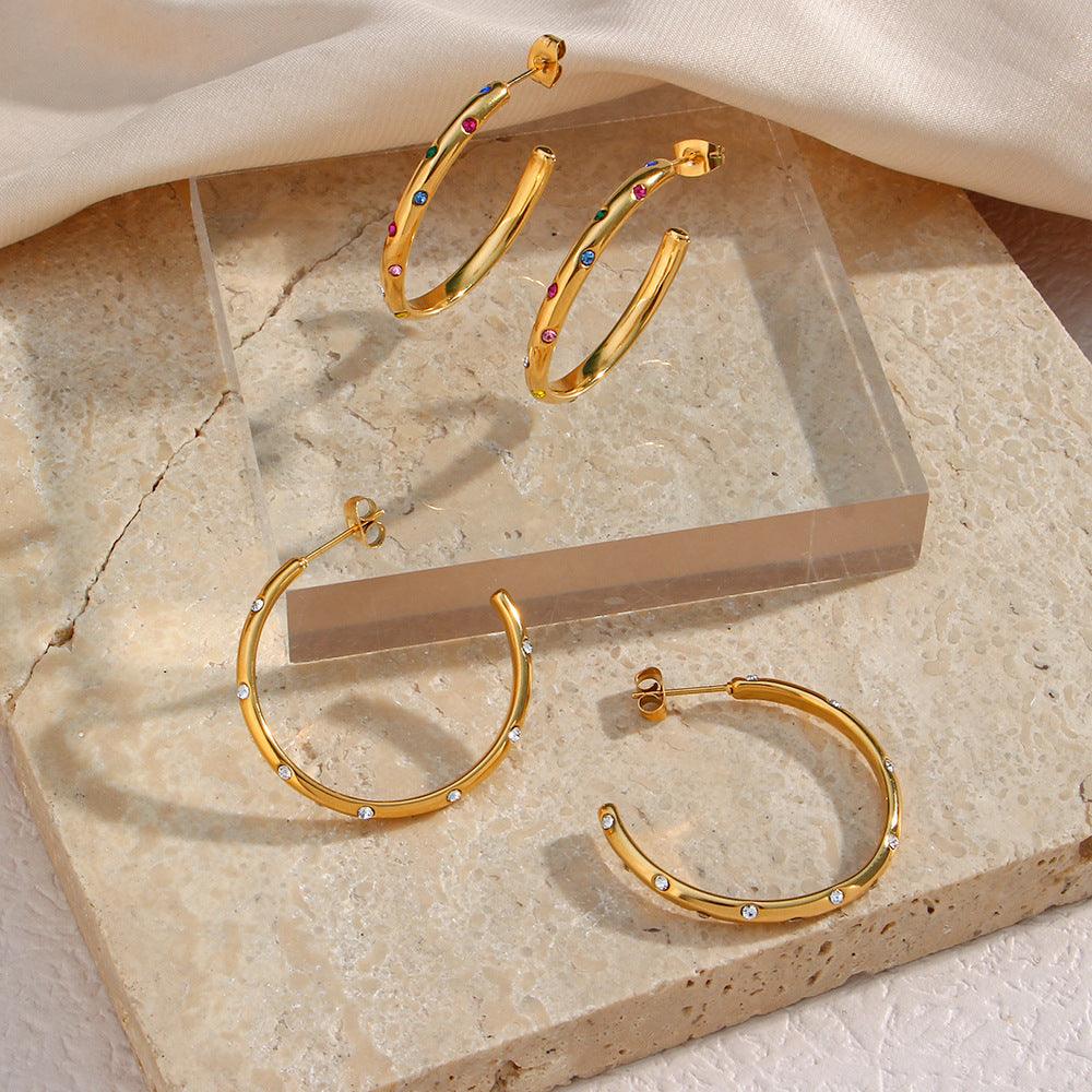 Large Hoop Earrings - Camillaboutiqueco camillaboutiqueshop.com