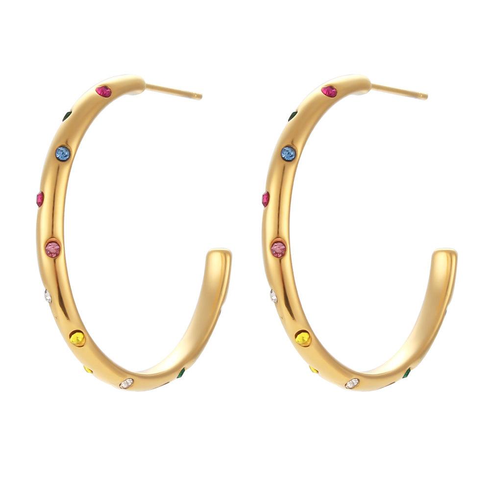 Large Hoop Earrings - Camillaboutiqueco camillaboutiqueshop.com
