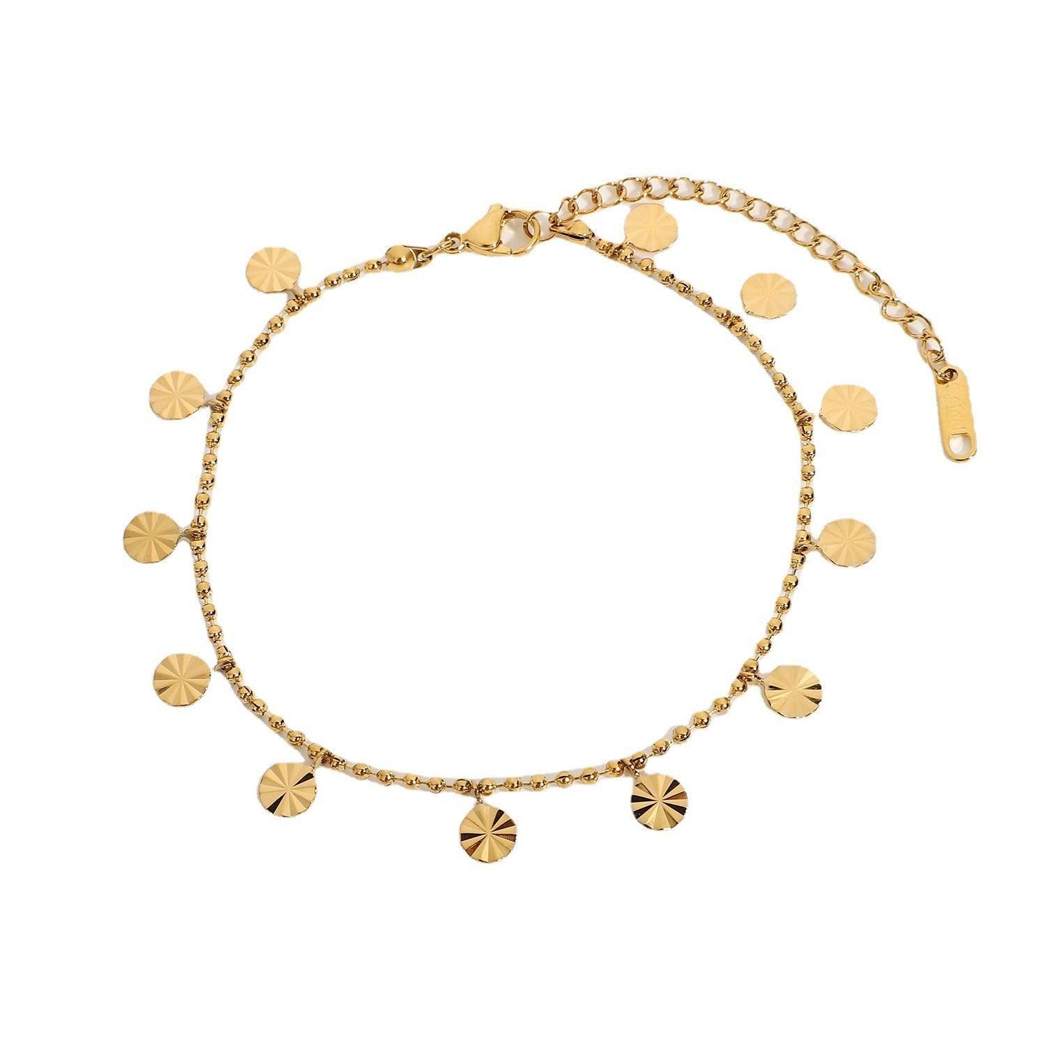 Multi Round Discs Anklet - Camillaboutiqueco camillaboutiqueshop.com