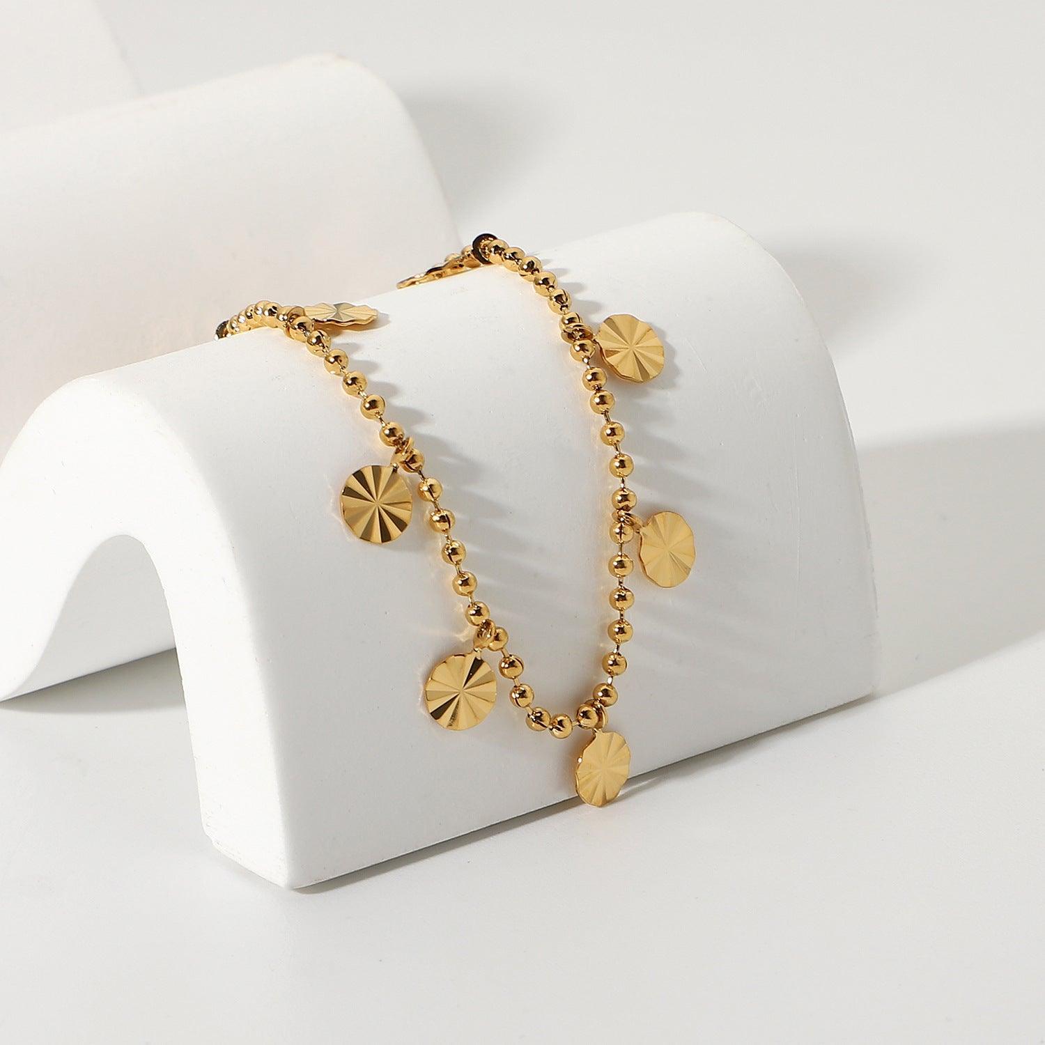 Multi Round Discs Anklet - Camillaboutiqueco camillaboutiqueshop.com