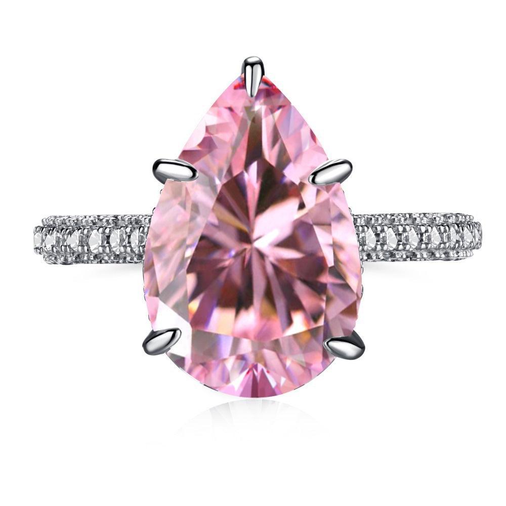 Pear Shaped CZ Ring | Sterling Silver - Camillaboutiqueco camillaboutiqueshop.com
