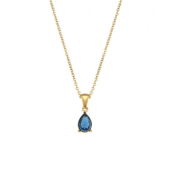 RAINBOW TEARDROP NECKLACE - Camillaboutiqueco camillaboutiqueshop.com