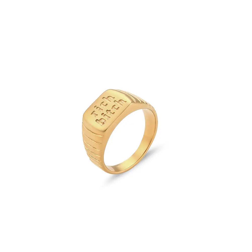 RICH BITCH RING - Camillaboutiqueco camillaboutiqueshop.com