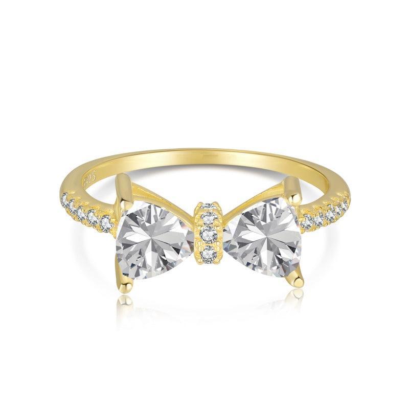 Sterling Silver Bow Ring - Camillaboutiqueco camillaboutiqueshop.com