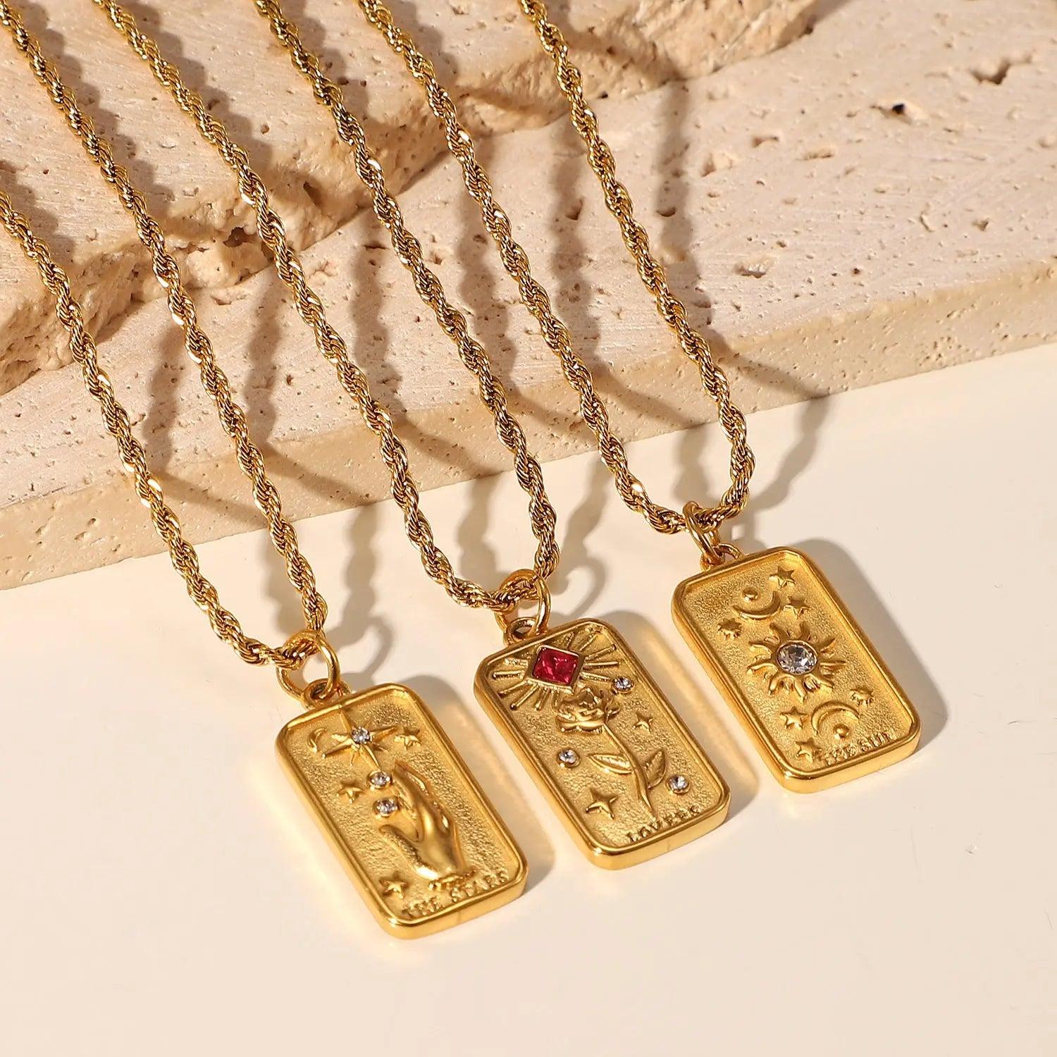 Sun Star Necklace - Camillaboutiqueco camillaboutiqueshop.com