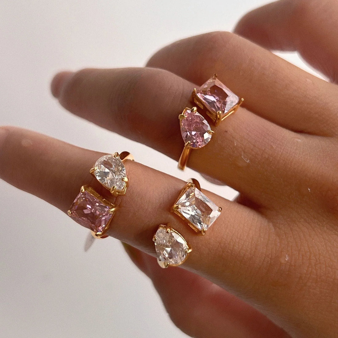 TOI ET MOI FOREVER 18K GOLD PLATED RING - Camillaboutiqueshop
