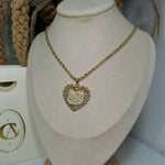 Heart Rolex HK Face Pendant Necklace -camillaboutiqueshop