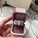 'Only U" Marquise Cut Moissanite Ring - 5ct