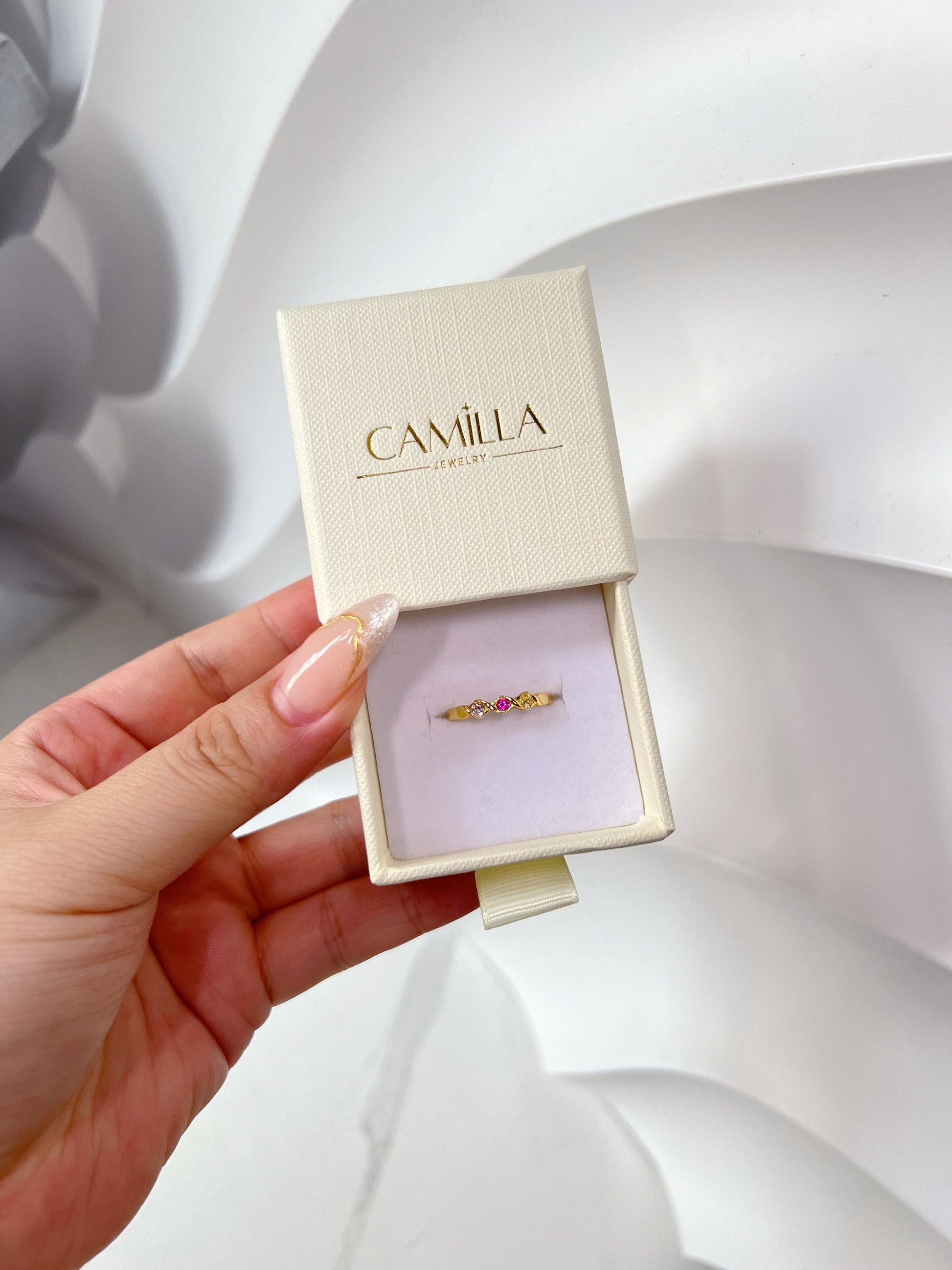 1-6 BIRTHSTONES XOXO RING - camillaboutiqueshop