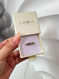 1-7 BIRTHSTONE SINGLE BAND RING - Camillaboutiqueco