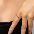 1-7 BIRTHSTONE SINGLE BAND RING - Camillaboutiqueco