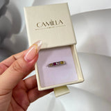 1-7 BIRTHSTONE SINGLE BAND RING - camillaboutiqueshop