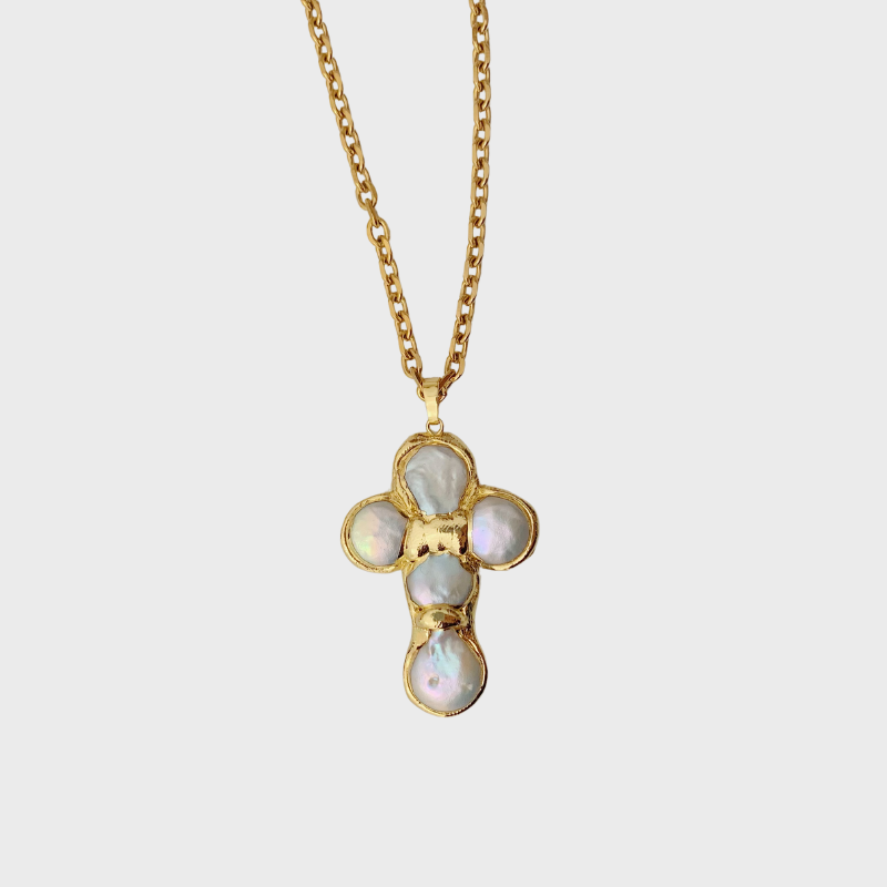 Isala Cross Necklace - camillaboutiqueshop