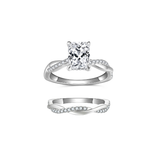 'FOREVER LOVE' OVALER MOISSANIT-RING 2 KARAT
