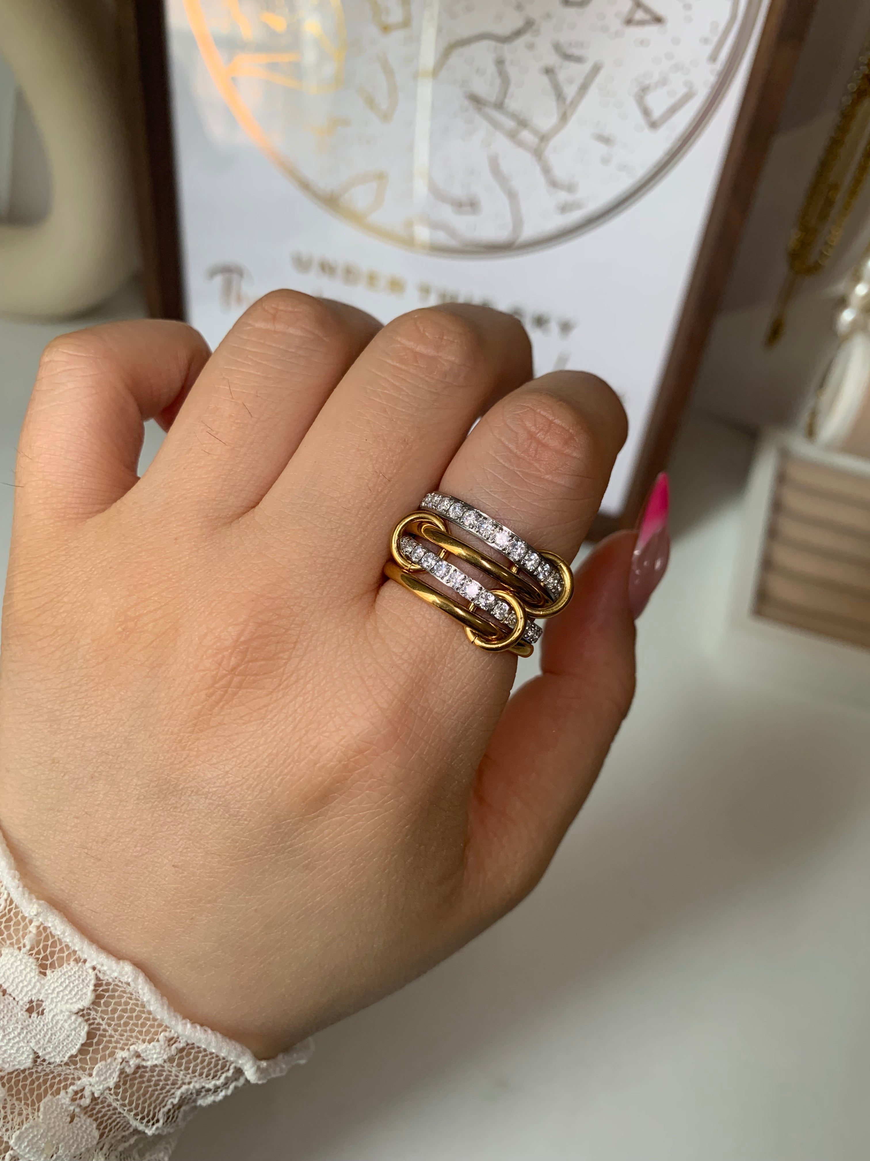 Roxy Interlock Stacking Ring
