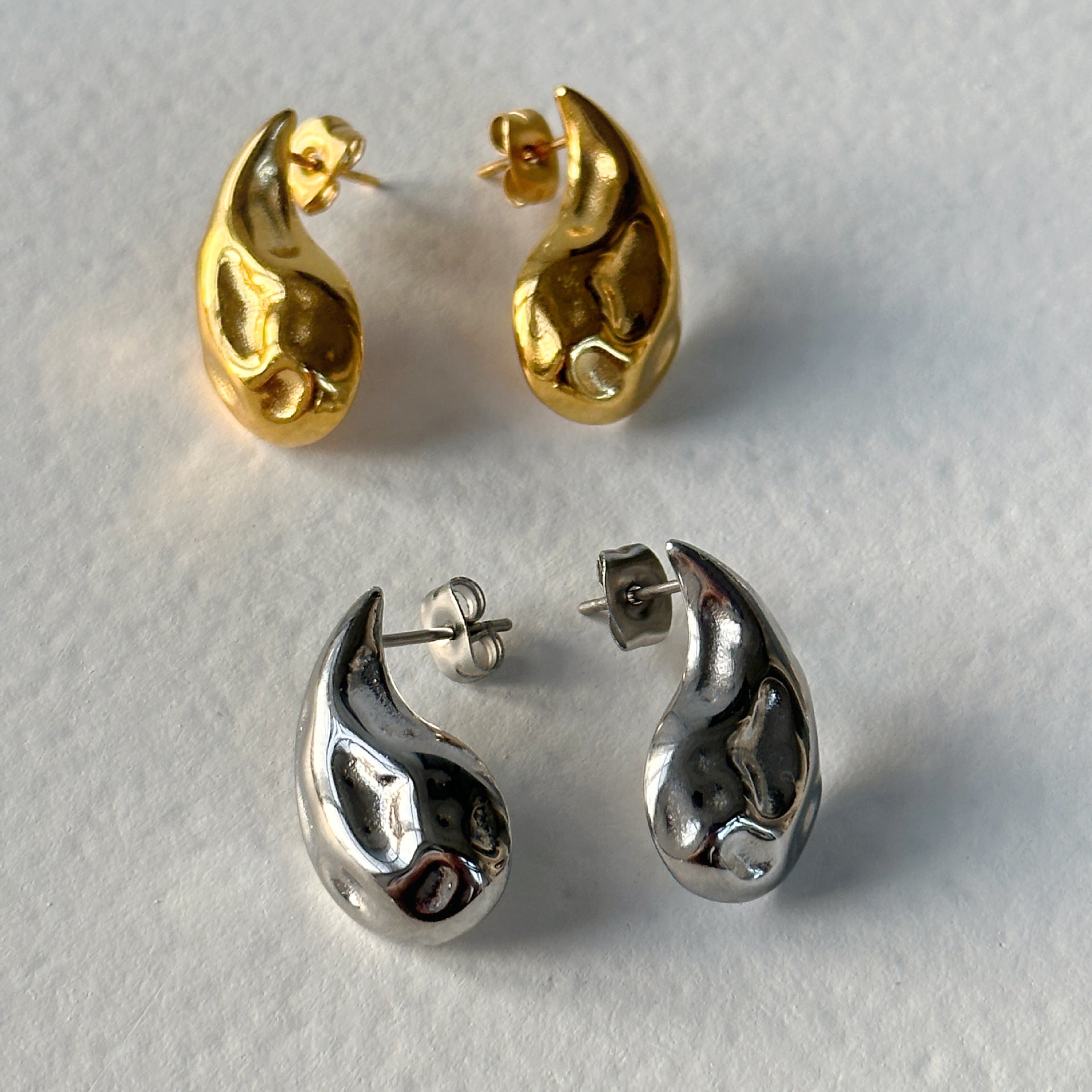 BUMPY TEARDROP EARRING - camillaboutiqueshop