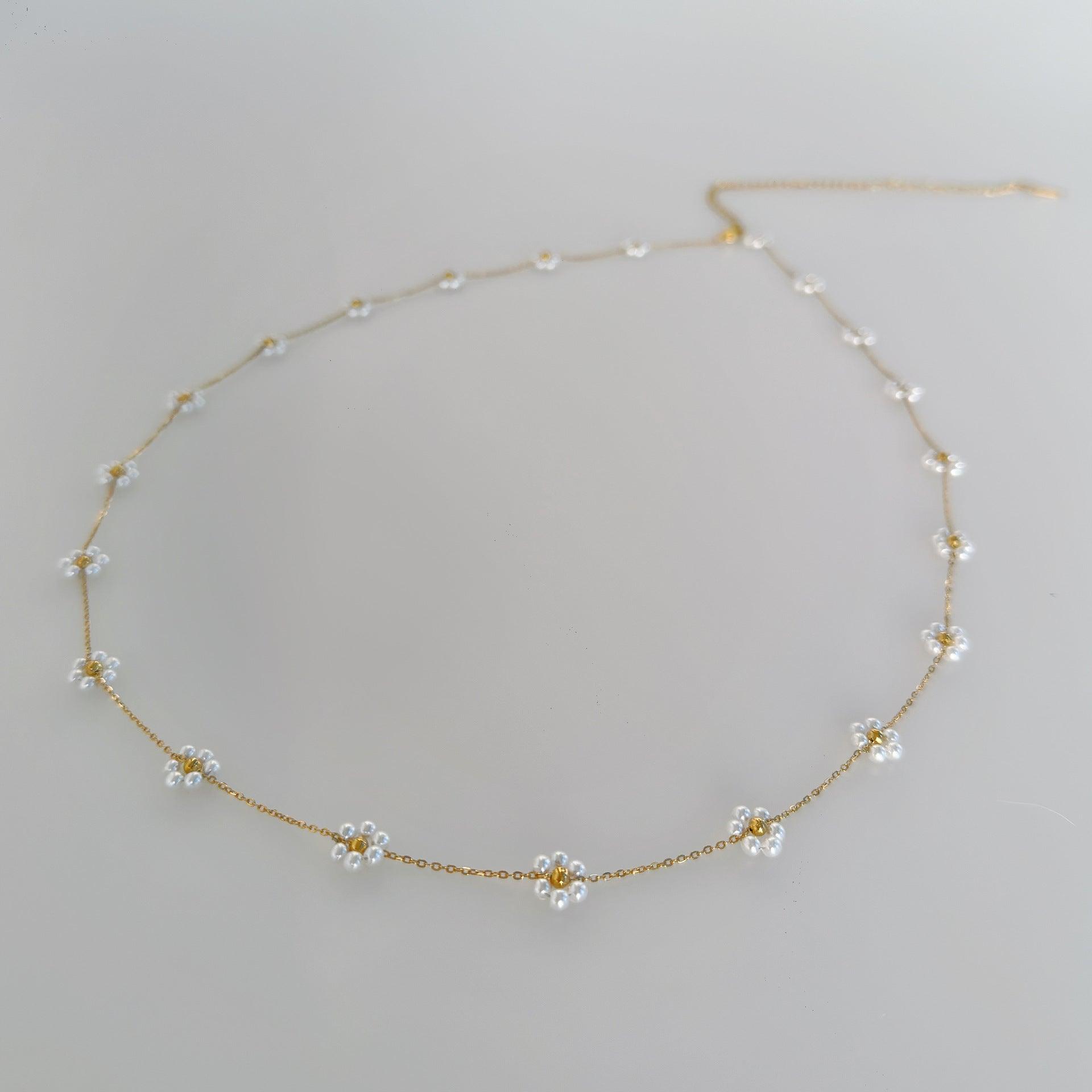 18K Gold Pearl Flower Waist Chain - Camillaboutiqueshop