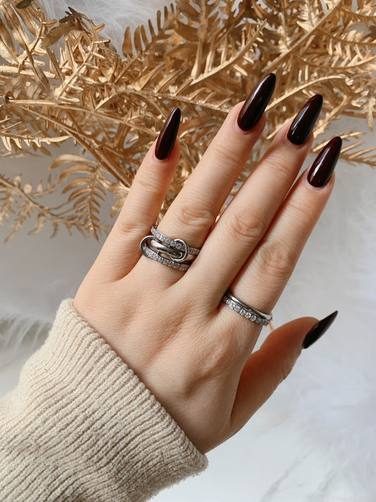Luna Spinner Stackable Ring