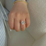 'FOREVER LOVE' MOISSANIT-RING -GOLD