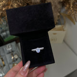 The ”Camilla" Oval Cut Moissanite Ring