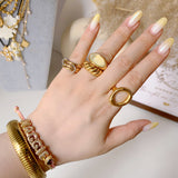 Aurora Interlock Stacking Ring - camillaboutiqueshop