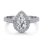 2.0 CT PEAR CUT RING - camillaboutiqueshop
