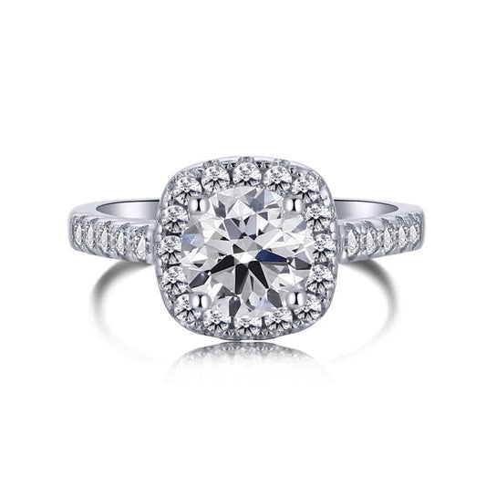 2.5 CT CUSHION CUT LONDON RING - Camillaboutiqueco