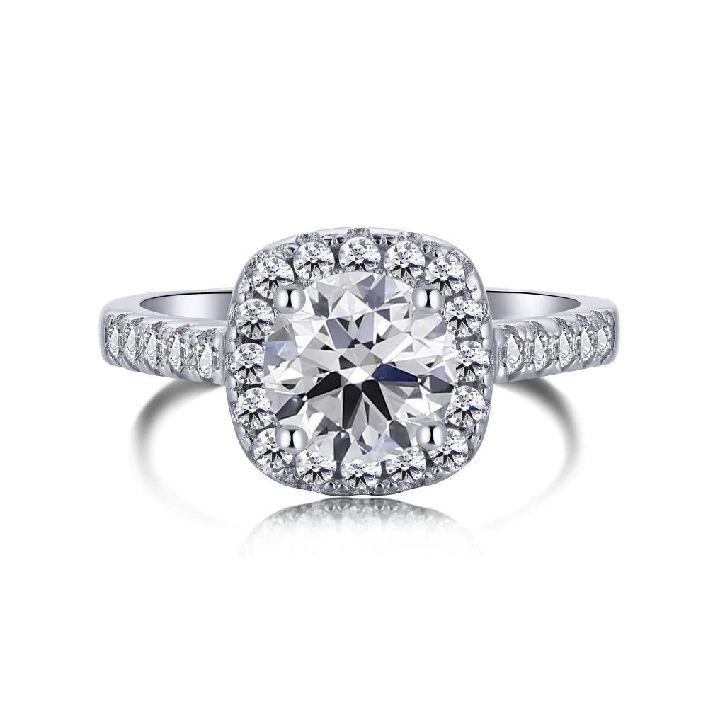 2.5 CT CUSHION CUT LONDON RING - camillaboutiqueshop