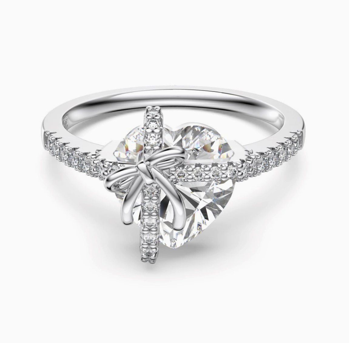 Aurora Heart Bow Ring -camillaboutiqueshop