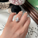 'Only U" Marquise Cut Moissanite Ring - 5ct