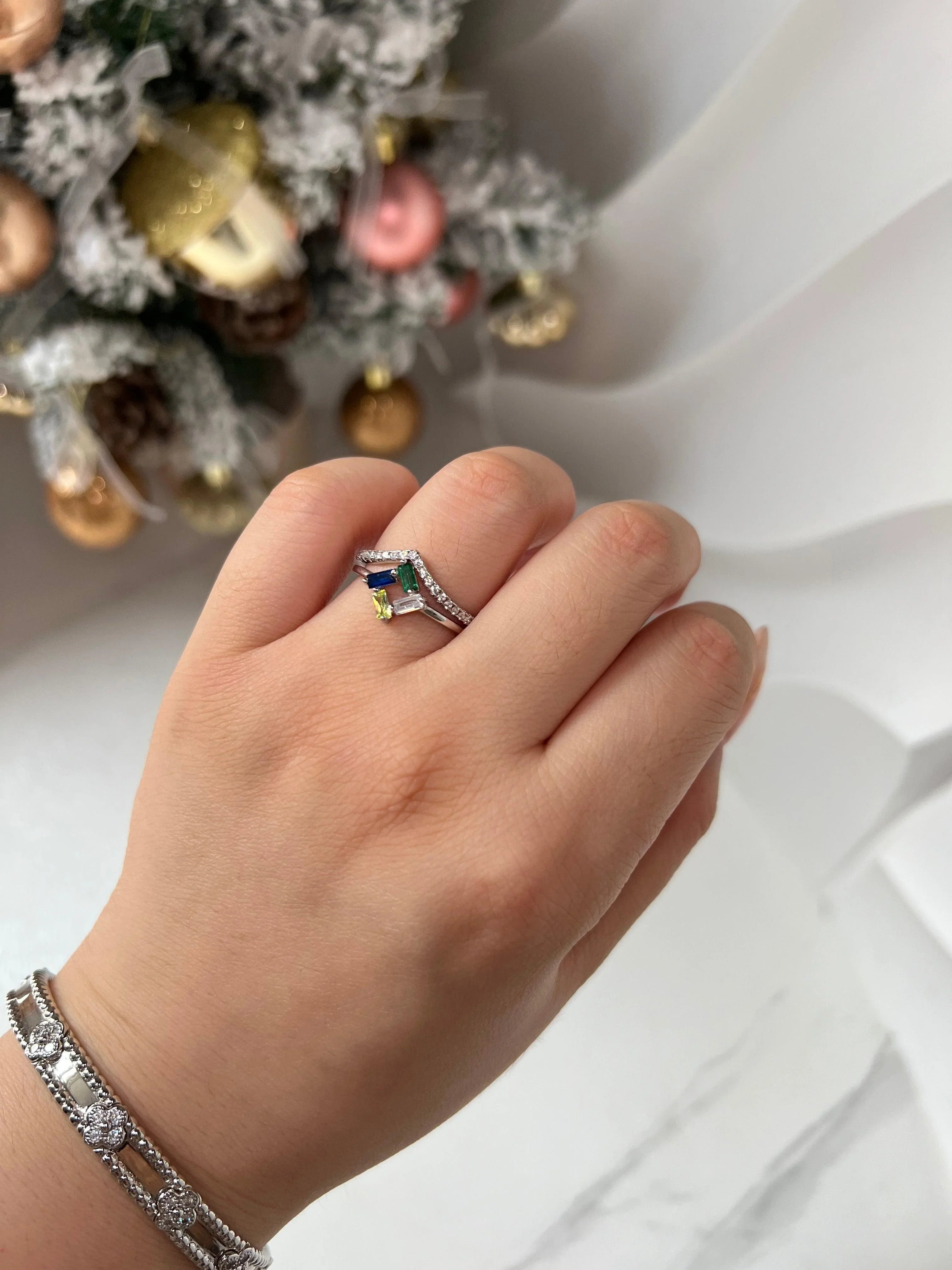 3-6 BAGUETTE BIRTHSTONES RING - camillaboutiqueshop