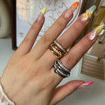 Hailey Interlocking Ring Stack - camillaboutiqueshop
