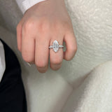 'Only U" Marquise Cut Moissanite Ring - 5ct