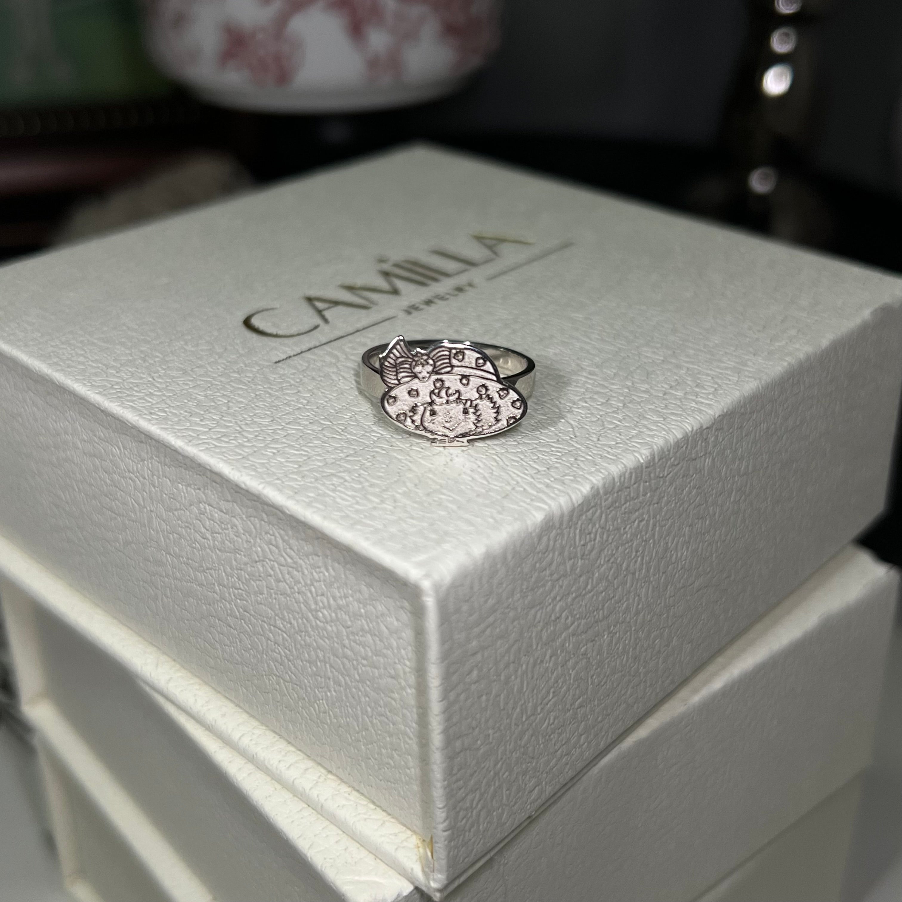 2003 Strawberry Shortcake Sterling Silver Ring