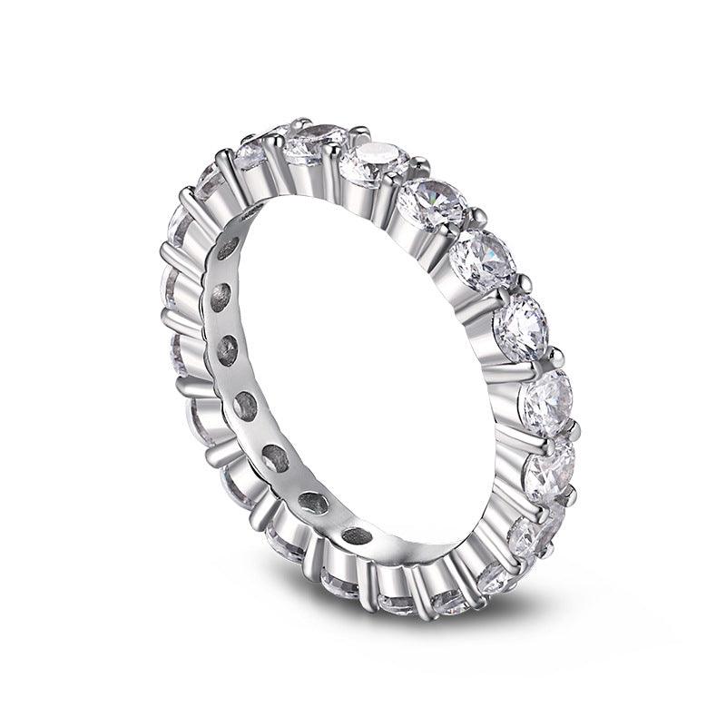 3MM ROUND CUT ETERNITY BAND - Camillaboutiqueshop