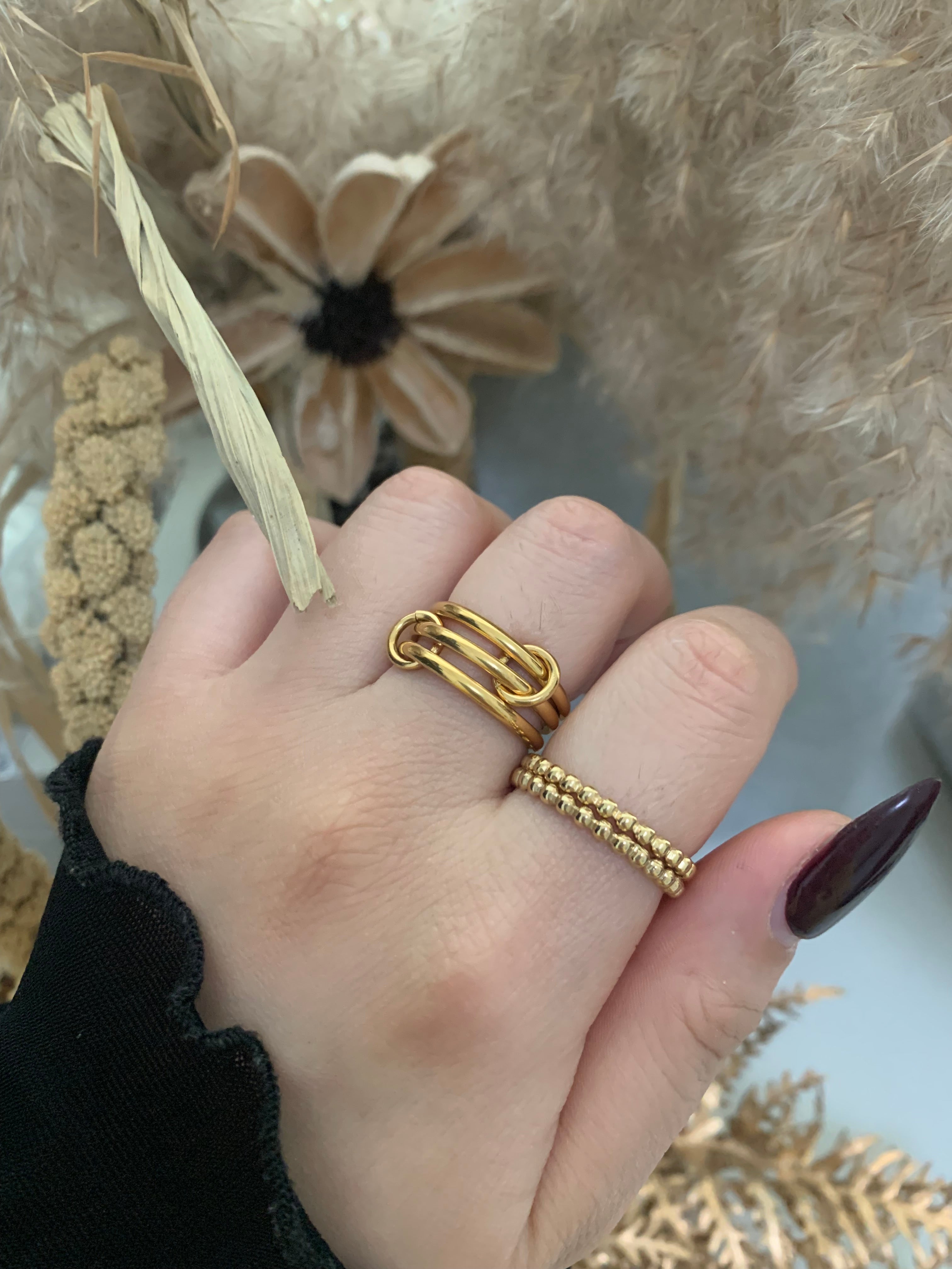 Alex Interlock Stacking Ring