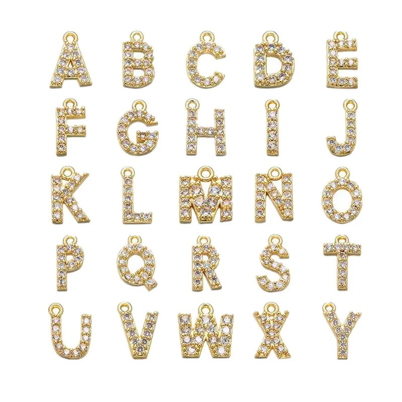 Handwriting & Initial With Birthstone Necklace - camillaboutiqueshop