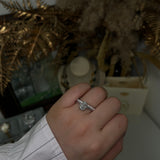 The ”Camilla" Oval Cut Moissanite Ring
