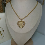 Heart Rolex HK Full Body Pendant Necklace -camillaboutiqueshop