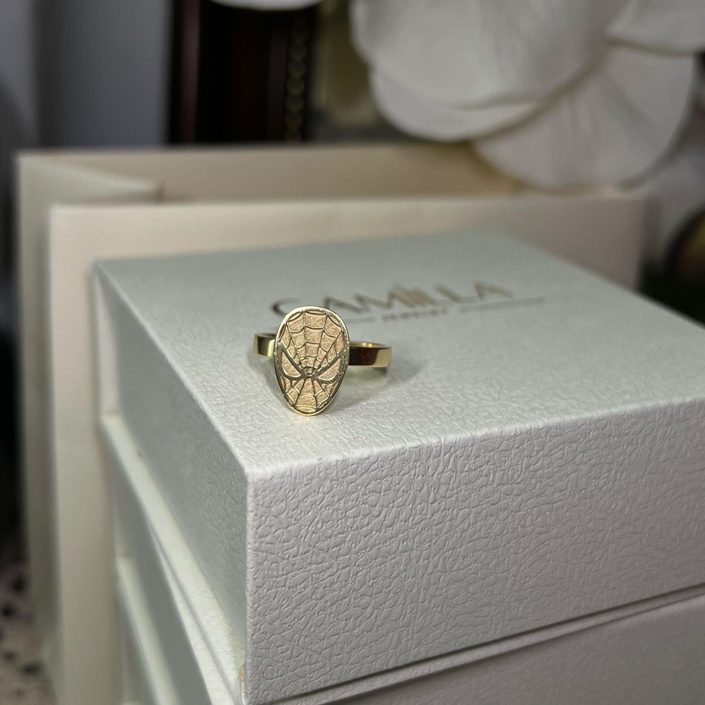 Custom Spiderman Ring