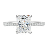 'LUMIE' RADIANT CUT MOISSANITE RING 3CT -camillaboutiqueshop