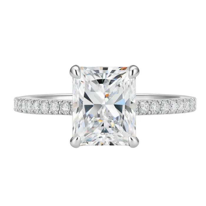 'LUMIE' RADIANT CUT MOISSANITE RING 3CT -camillaboutiqueshop