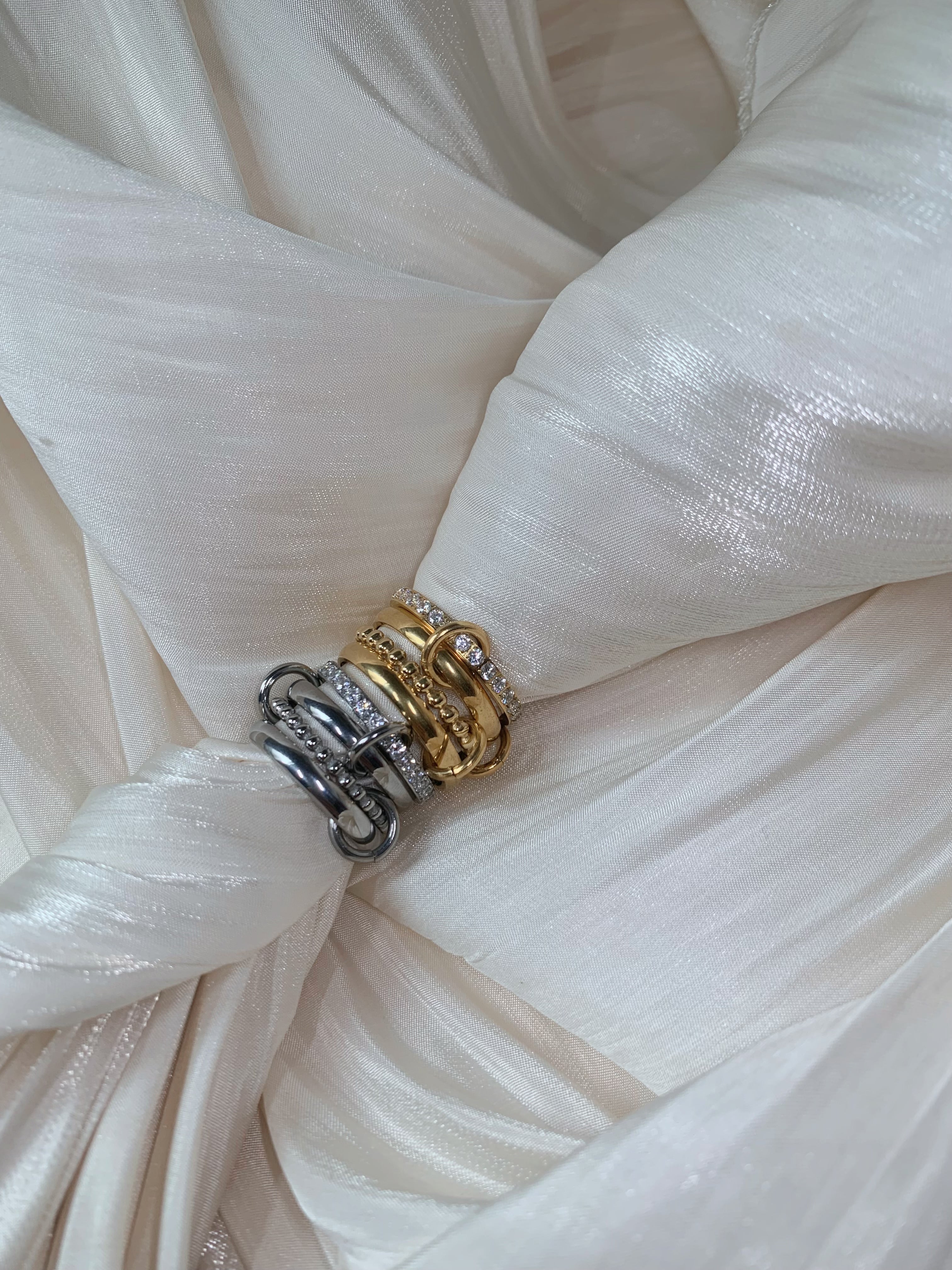 Lana Interlock Stacking Ring