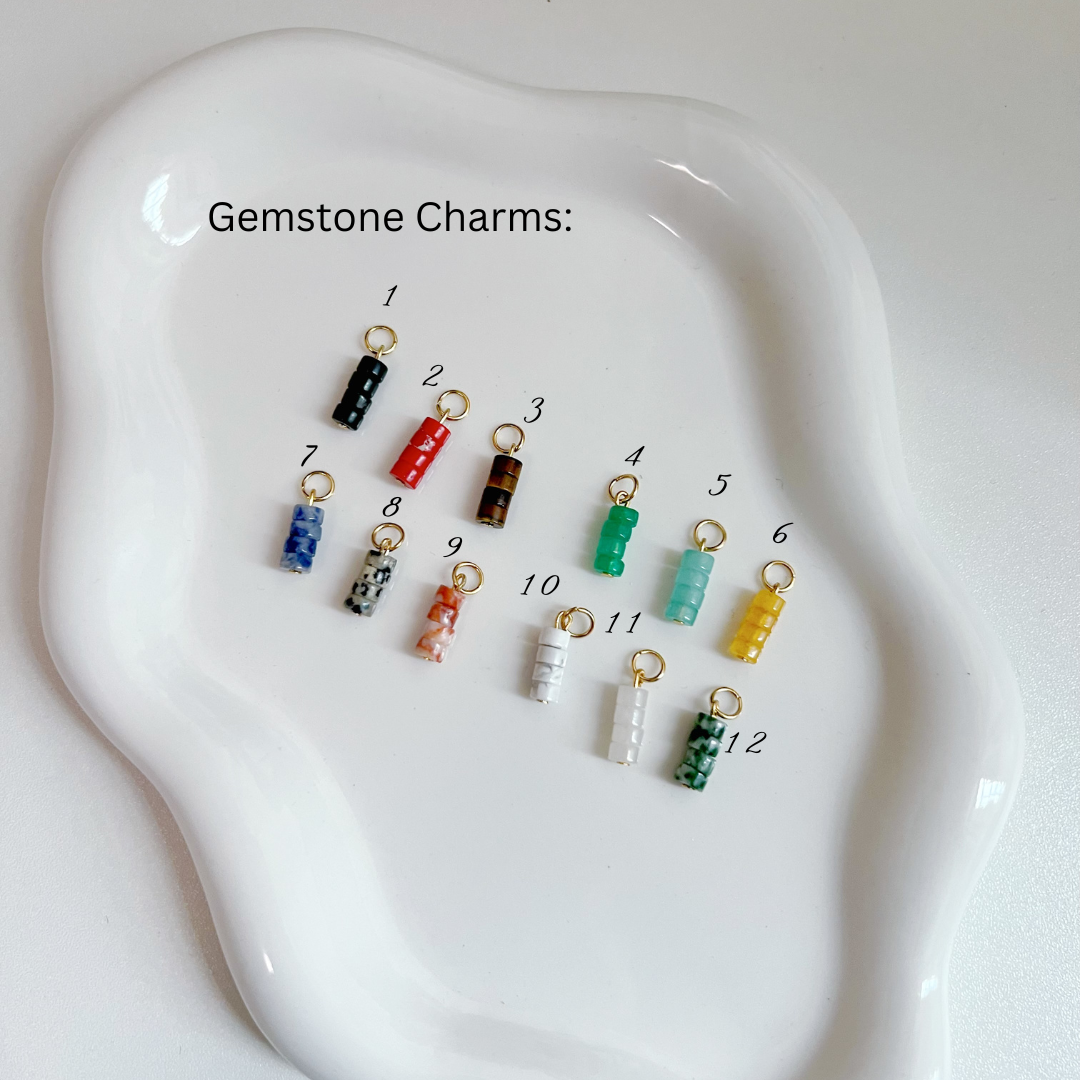 Multi charm base necklace
